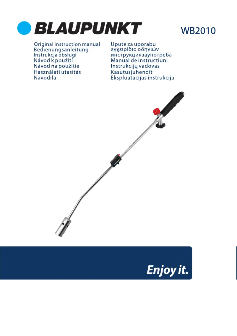 Page n°1 - Manuel utilisateur Blaupunkt WB2010