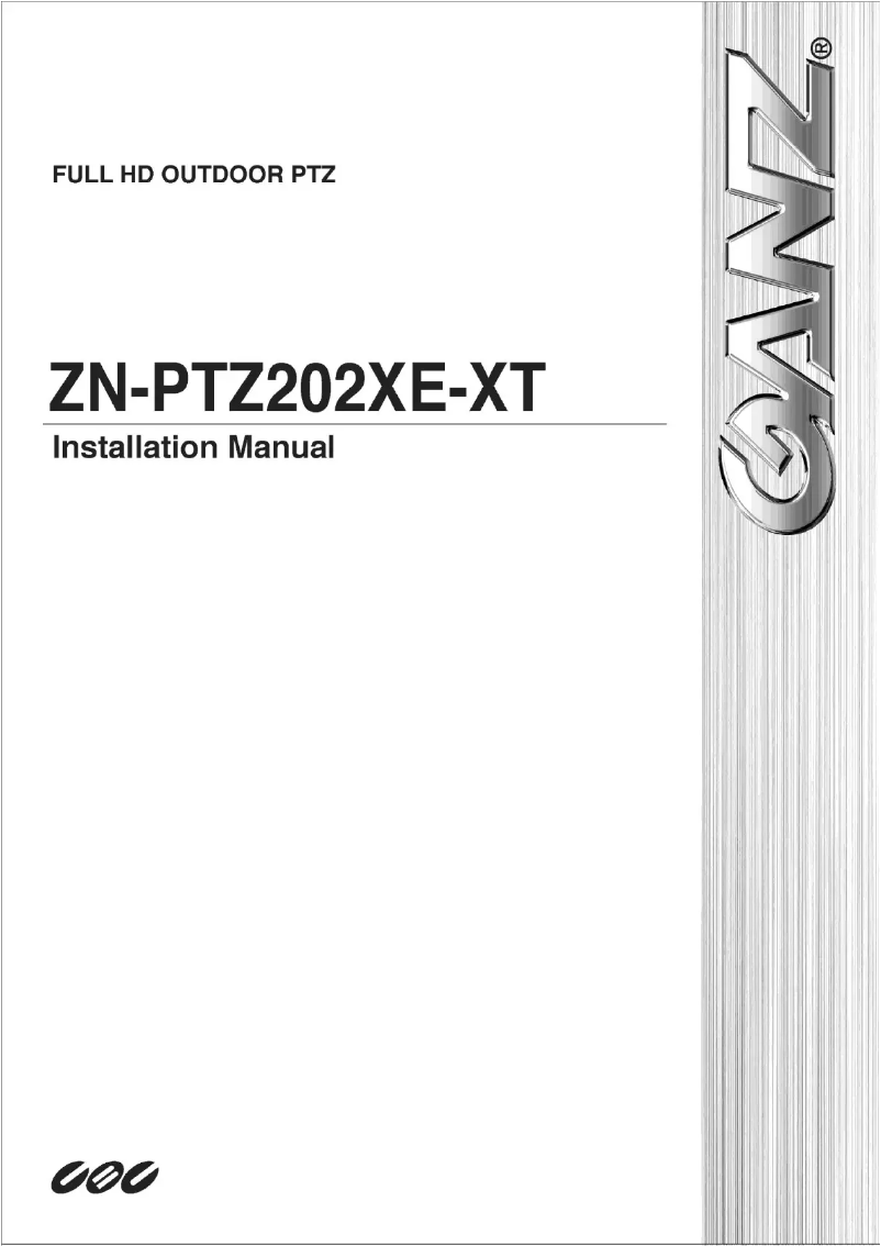 Page 1 de la notice Manuel utilisateur Ganz PixelPro ZN-PTZ202XE-XT