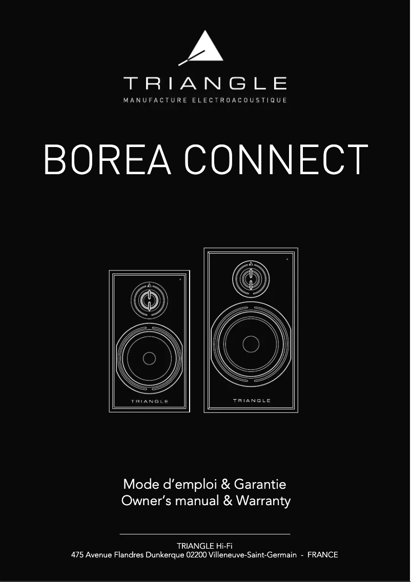 Page n°1 - Manuel utilisateur Triangle Borea Connect BR03