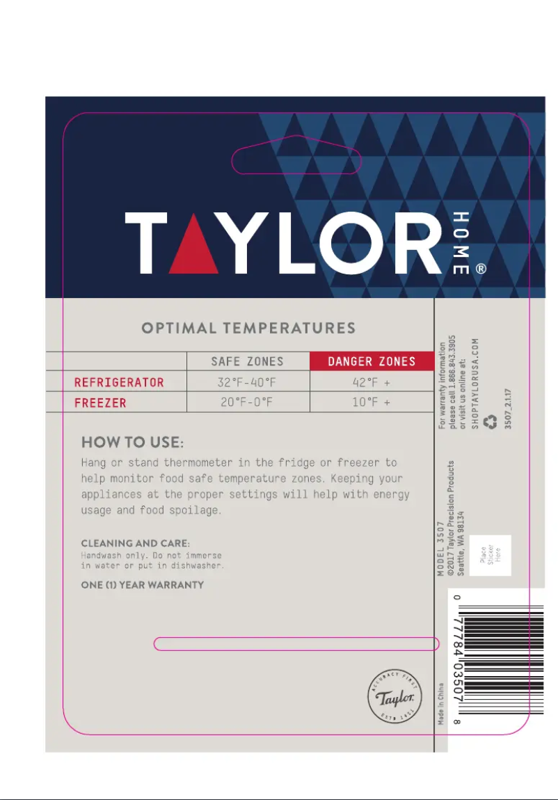 Image de la première page du manuel de l'appareil 3507