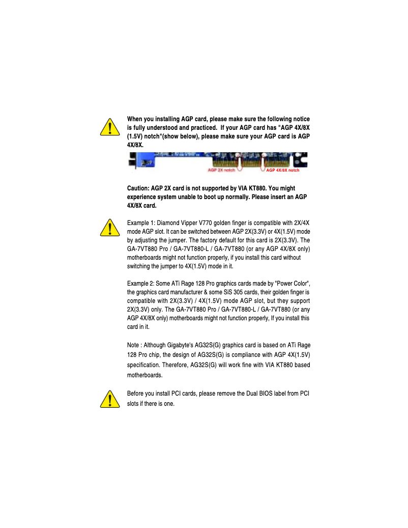 Page 1 de la notice Manuel utilisateur Gigabyte GA-7VT880-L