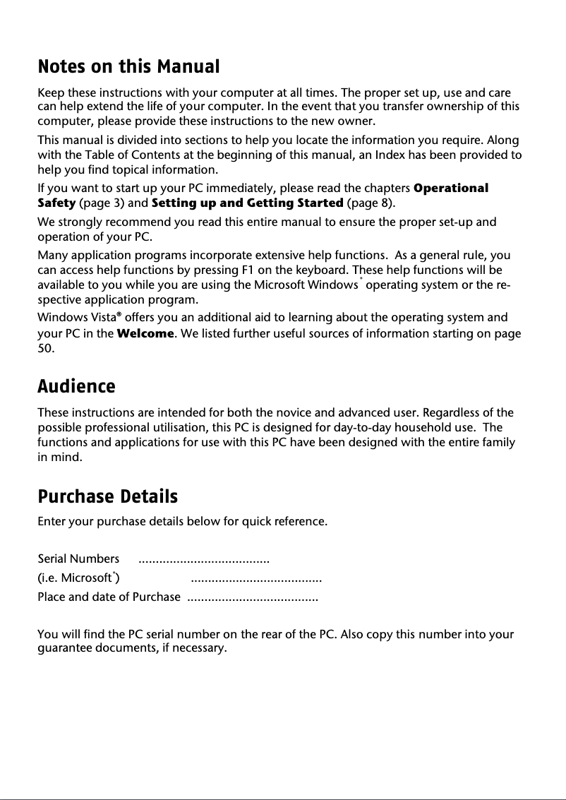 Page 1 de la notice Manuel utilisateur Medion Akoya P9614 (MD 98320)