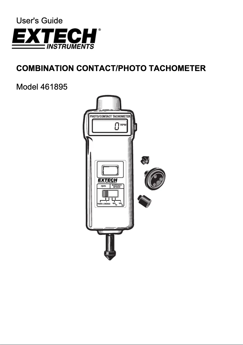 Image de la première page du manuel de l'appareil 461895