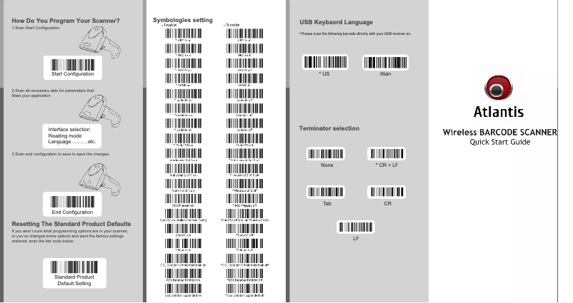 Page 1 de la notice Manuel utilisateur Atlantis Land A08-LS1500-W