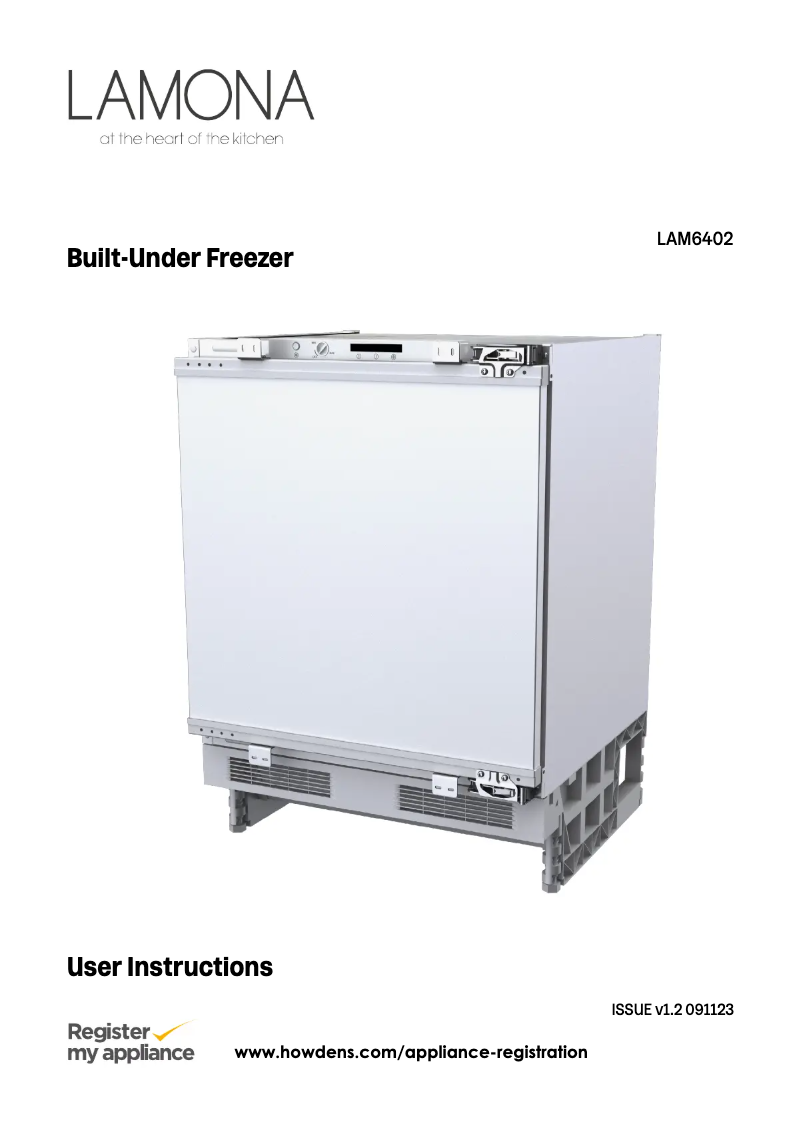 Image de la première page du manuel de l'appareil LAM6402