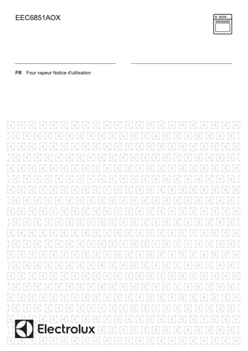 Image de la première page du manuel de l'appareil EEC6851AOX