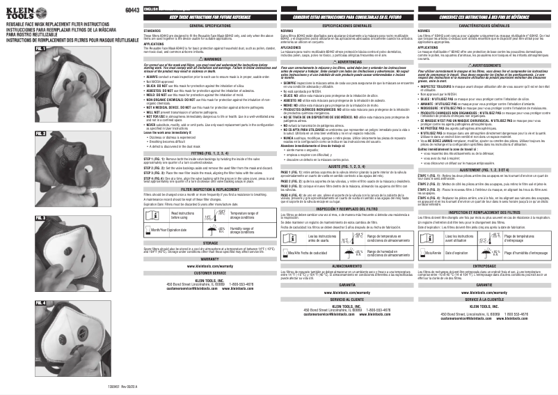 Page n°1 - Manuel utilisateur Klein Tools 60443