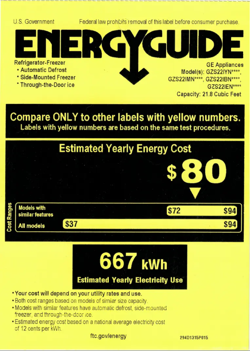 Image de la première page du manuel de l'appareil GZS22IMNES