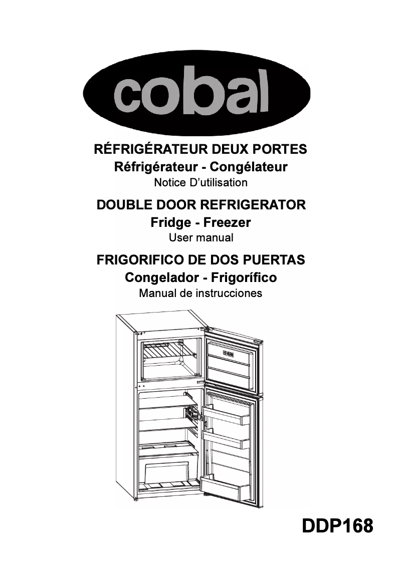 Image de la première page du manuel de l'appareil DDP168