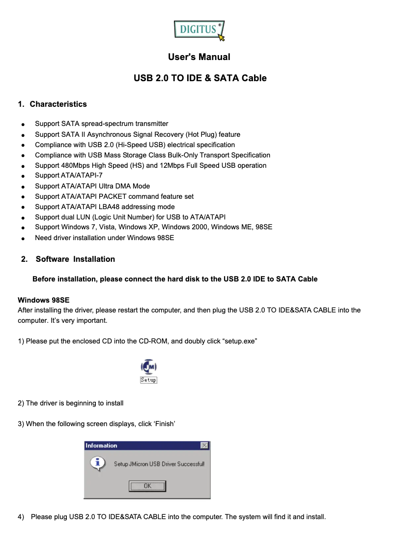 Page n°1 - Manuel utilisateur Digitus DA-70200-1