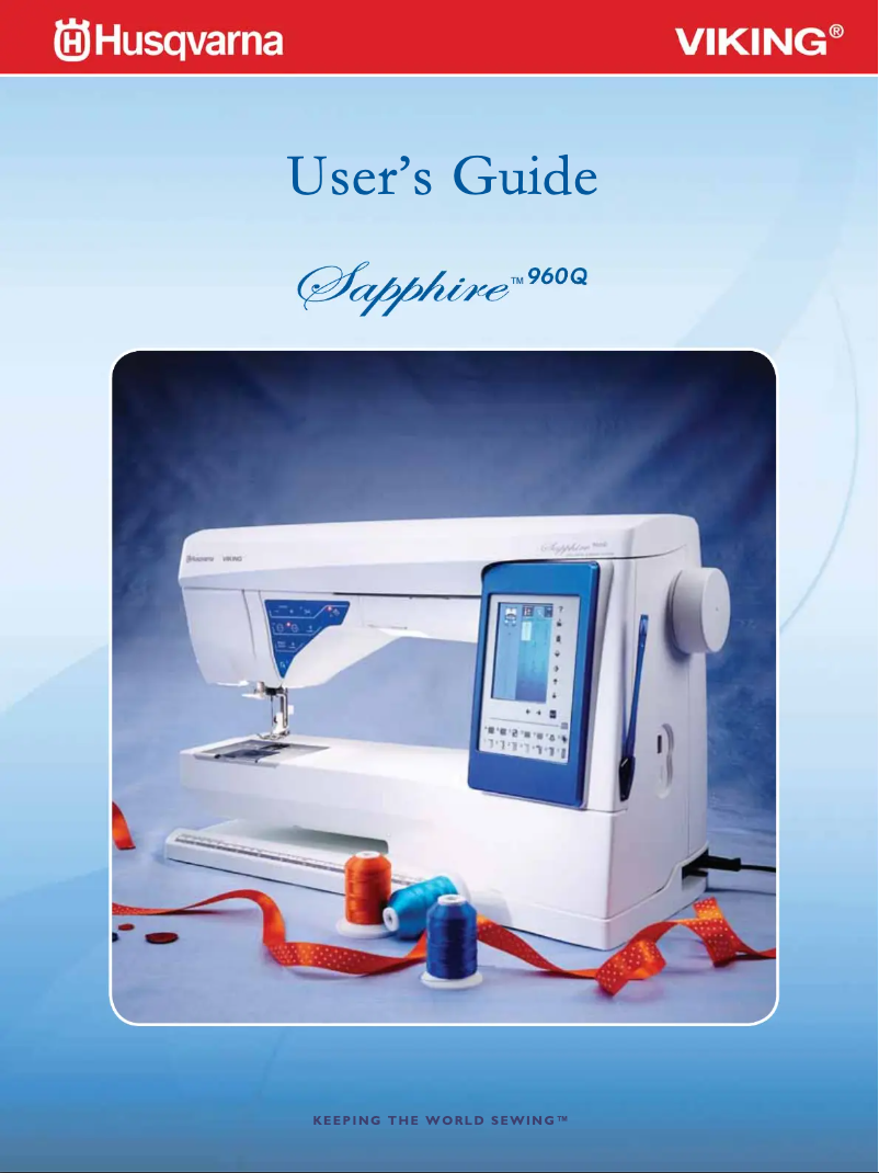 Page n°1 - Manuel utilisateur Husqvarna Sapphire 960Q