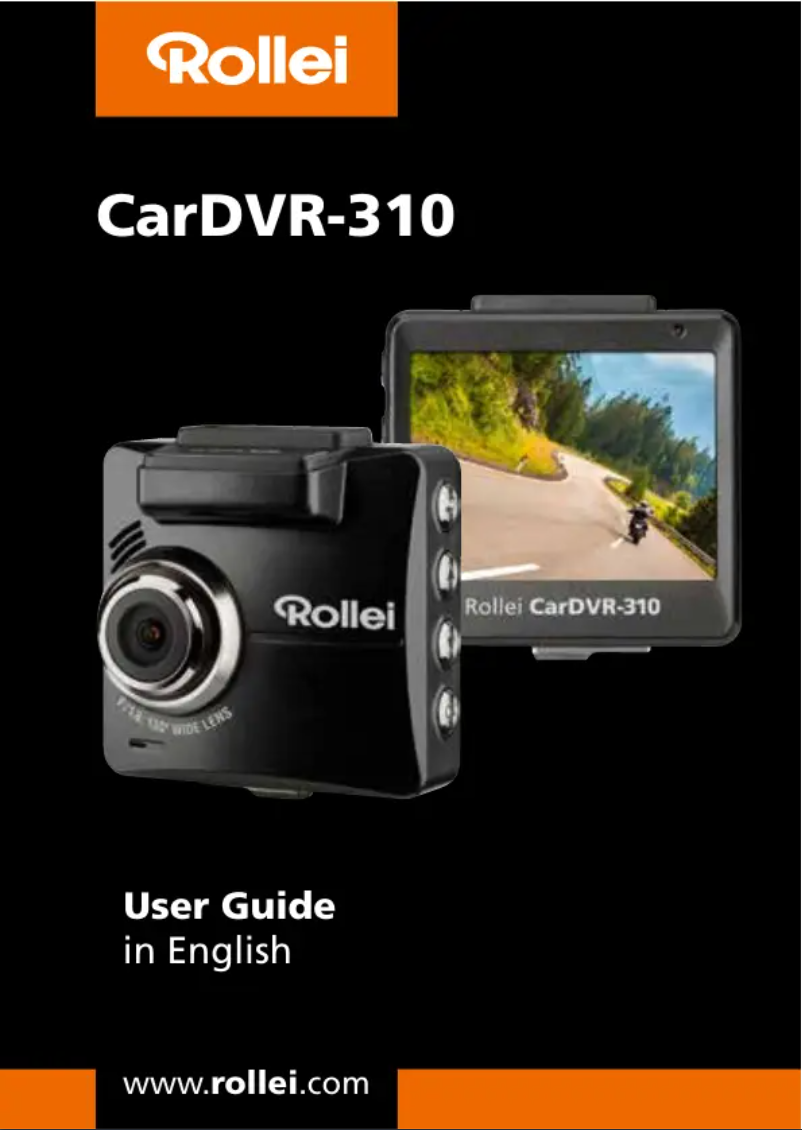Page 1 de la notice Manuel utilisateur Rollei CarDVR-310