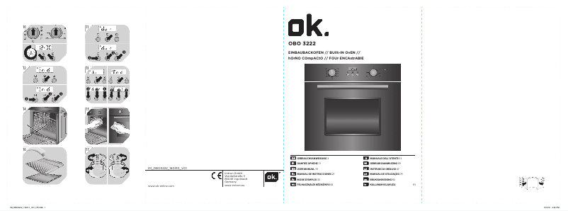 Page 1 de la notice Manuel utilisateur OK OBO 3222