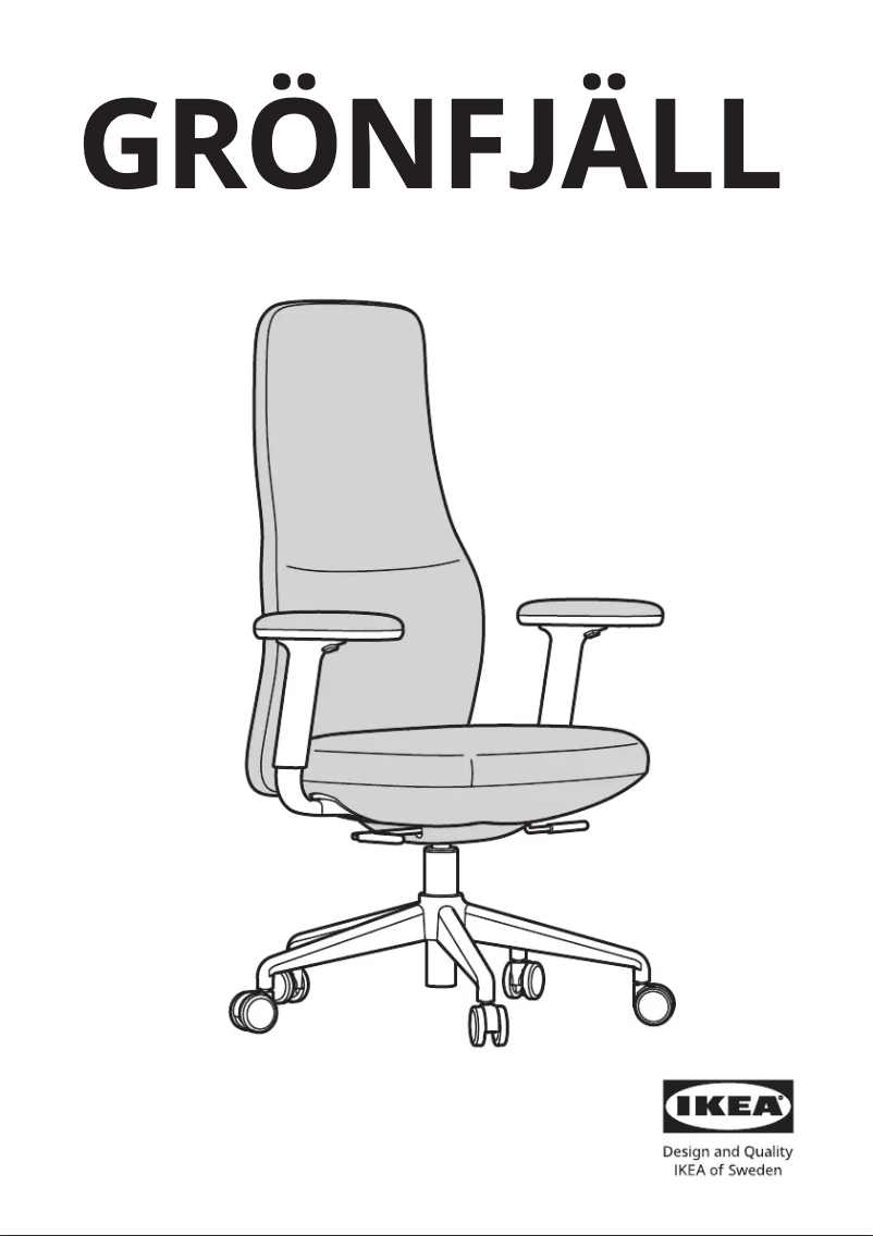 Image de la première page du manuel de l'appareil GRÖNFJÄLL 005.034.40