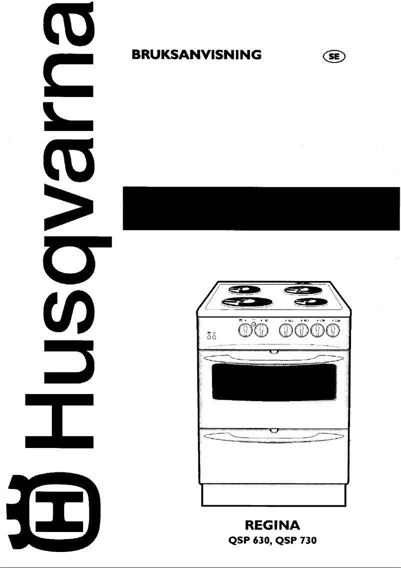 Page 1 de la notice Manuel utilisateur Husqvarna Regina QSP730