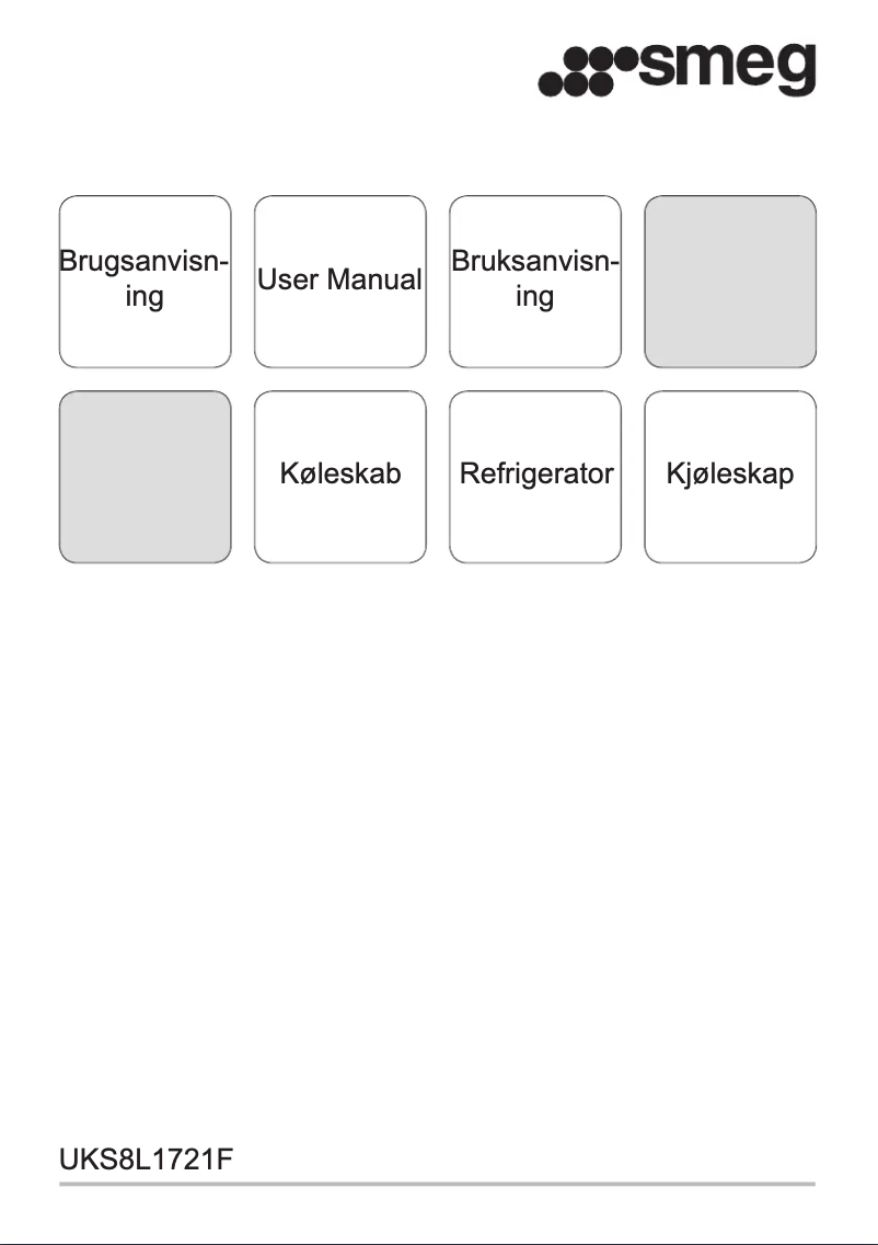 Page 1 de la notice Manuel utilisateur Smeg UKS8L1721F