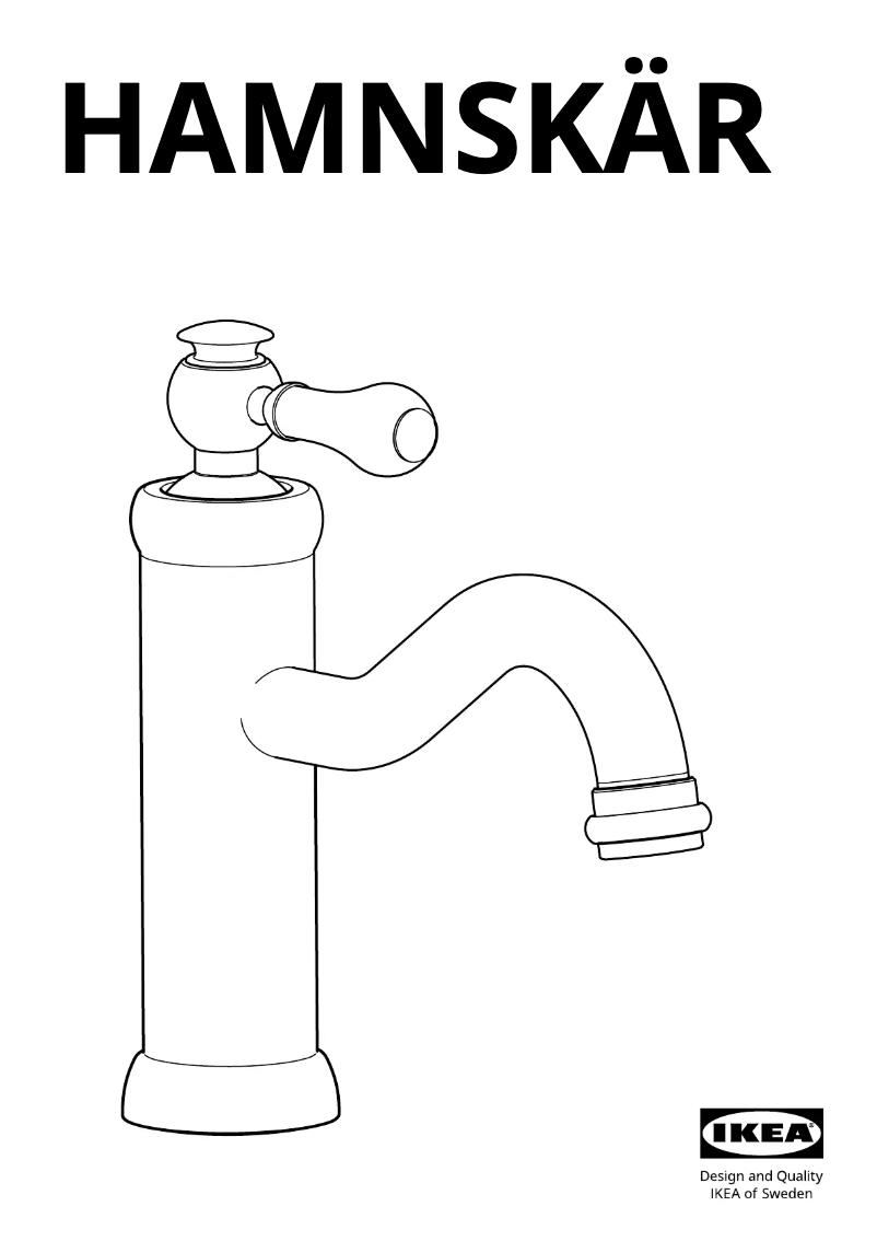 Image de la première page du manuel de l'appareil HAMNSKÄR 303.472.07