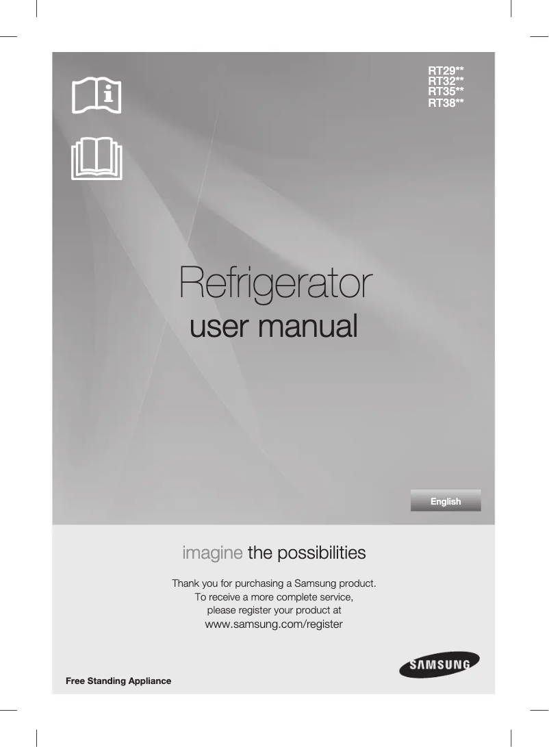 Page n°1 - Manuel utilisateur Samsung RT32JCRBDSL