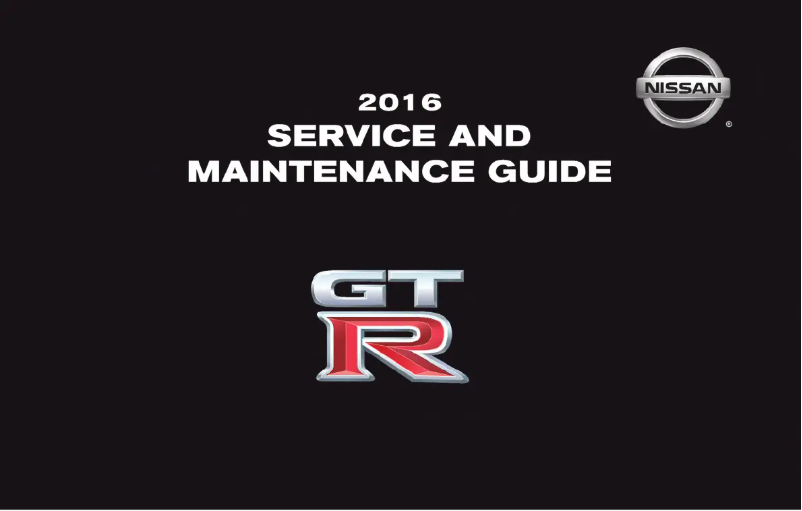 Image de la première page du manuel de l'appareil GT-R (2016)