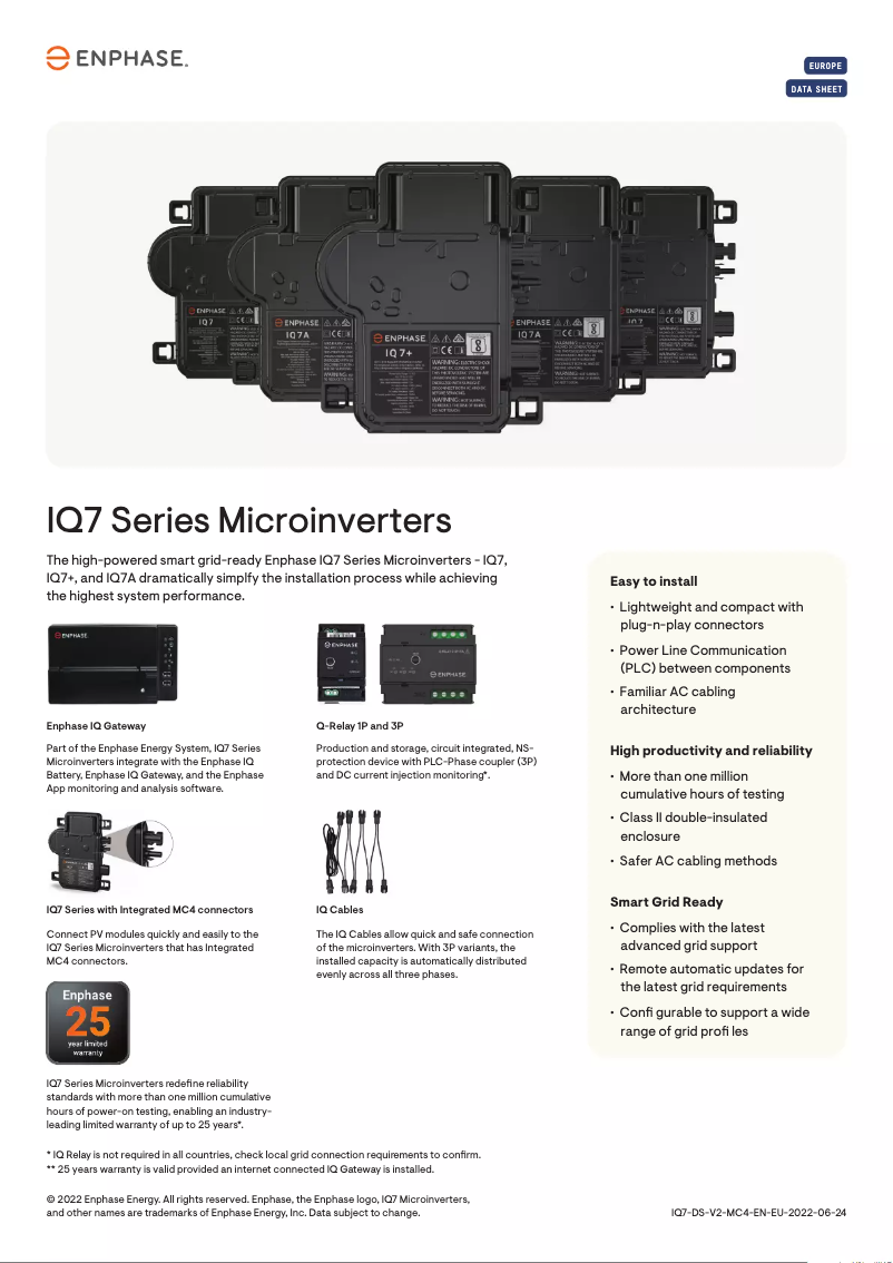 Image de la première page du manuel de l'appareil IQ 7+