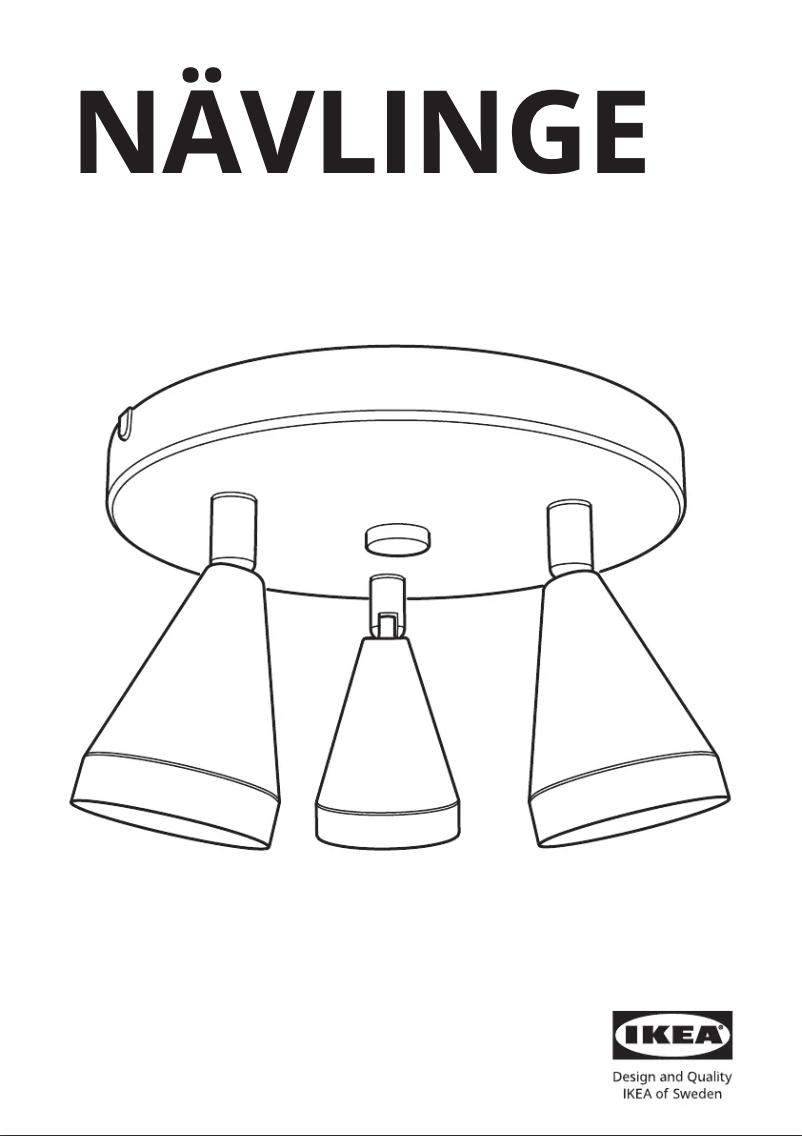 Image de la première page du manuel de l'appareil NÄVLINGE 004.048.93