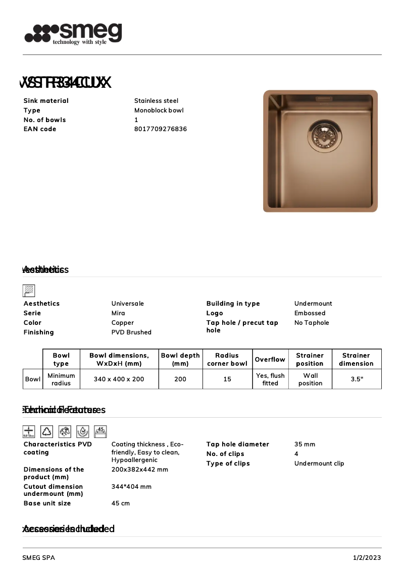 Image de la première page du manuel de l'appareil VSTR34CUX