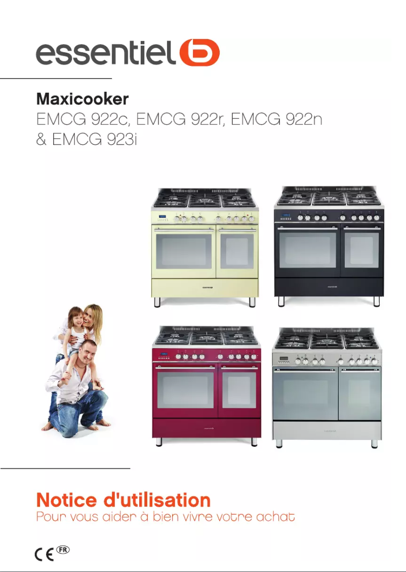 Page 1 de la notice Manuel utilisateur Essentiel B EMCG 923I