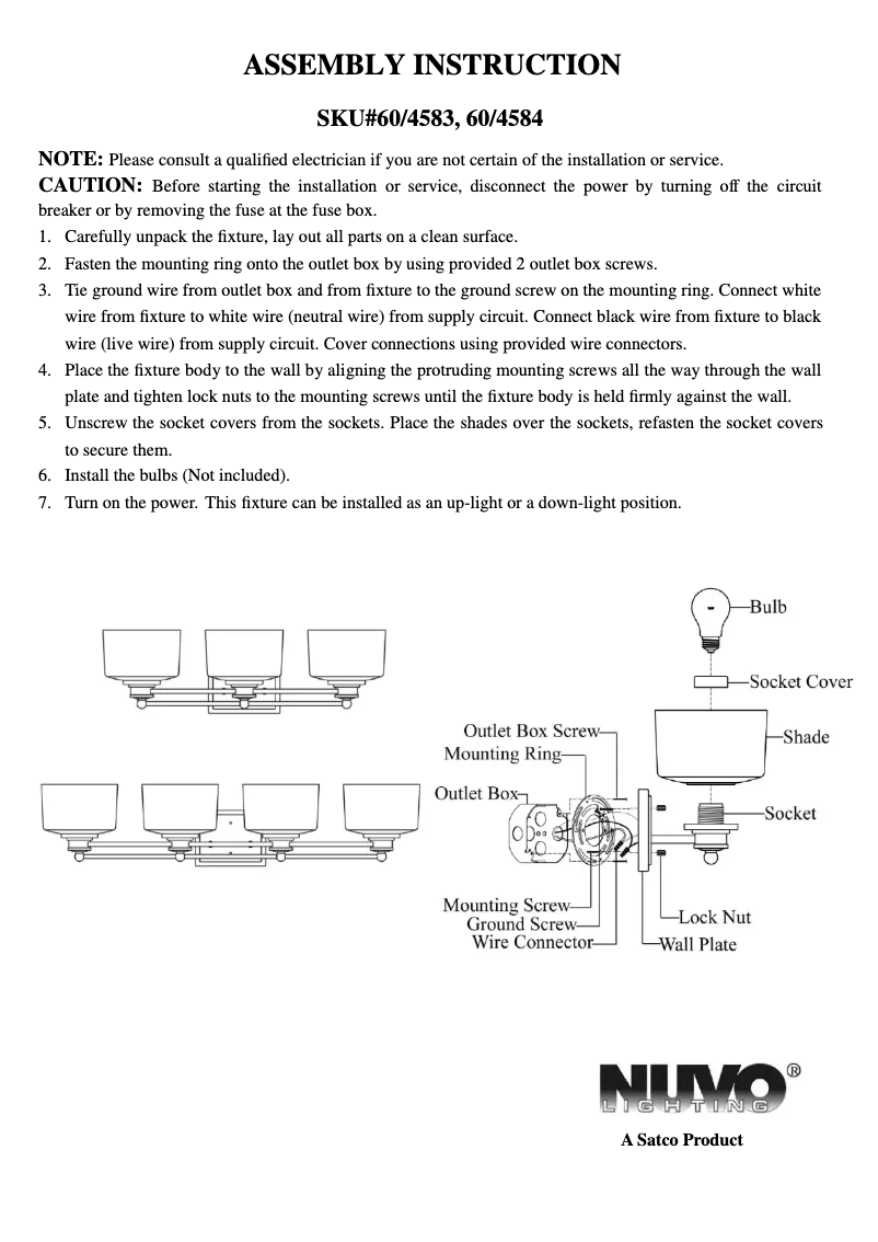 Image de la première page du manuel de l'appareil Soho 60/4583