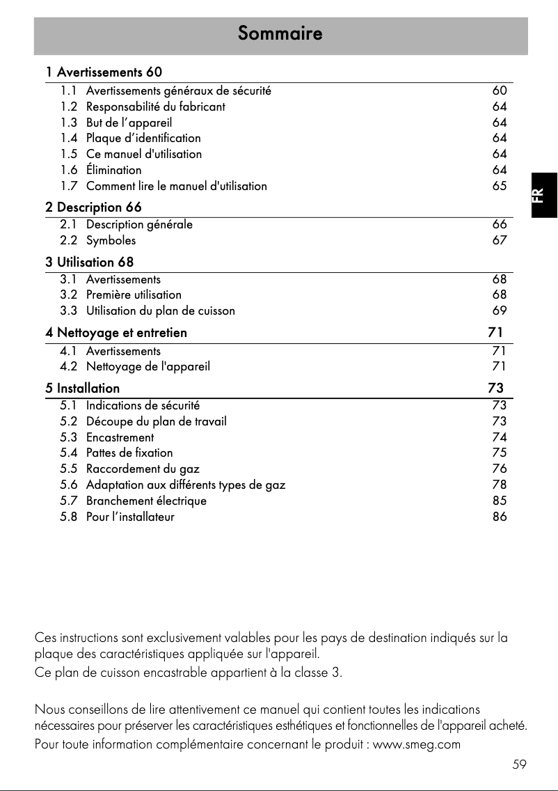 Image de la première page du manuel de l'appareil P64XGHUE