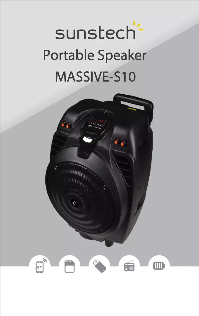 Page n°1 - Manuel utilisateur Sunstech MASSIVE-S10
