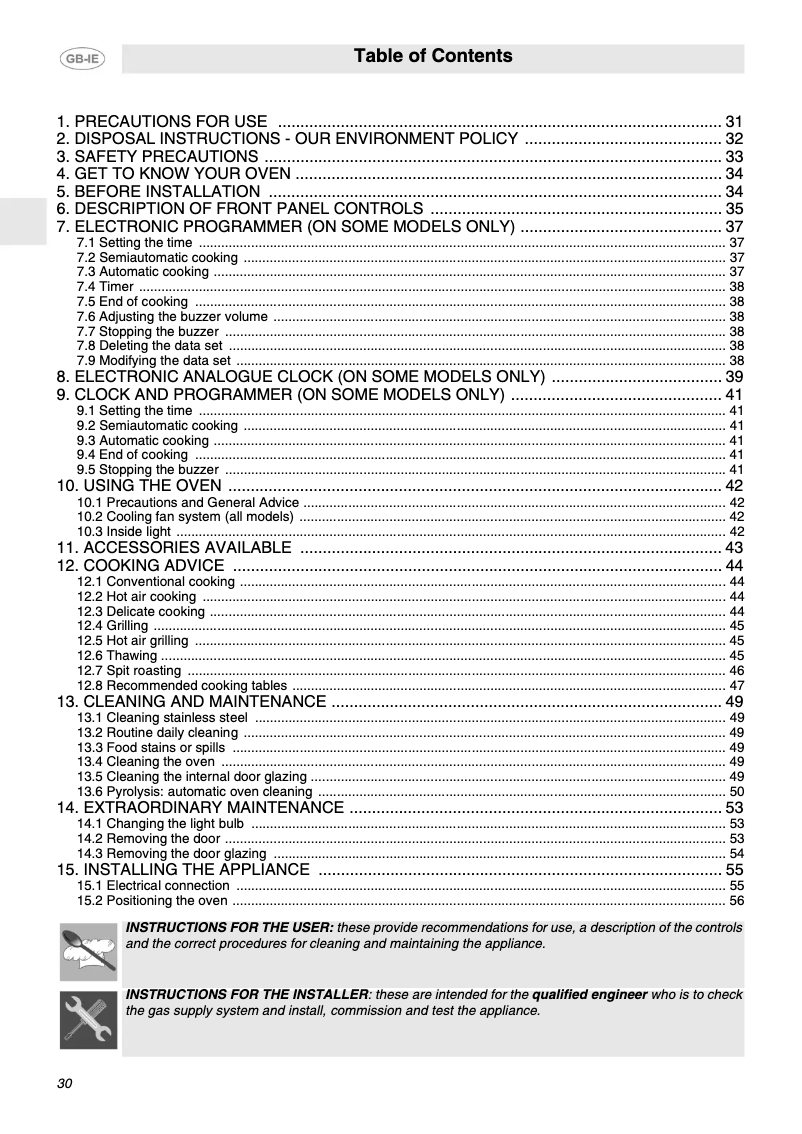 Image de la première page du manuel de l'appareil FP160X