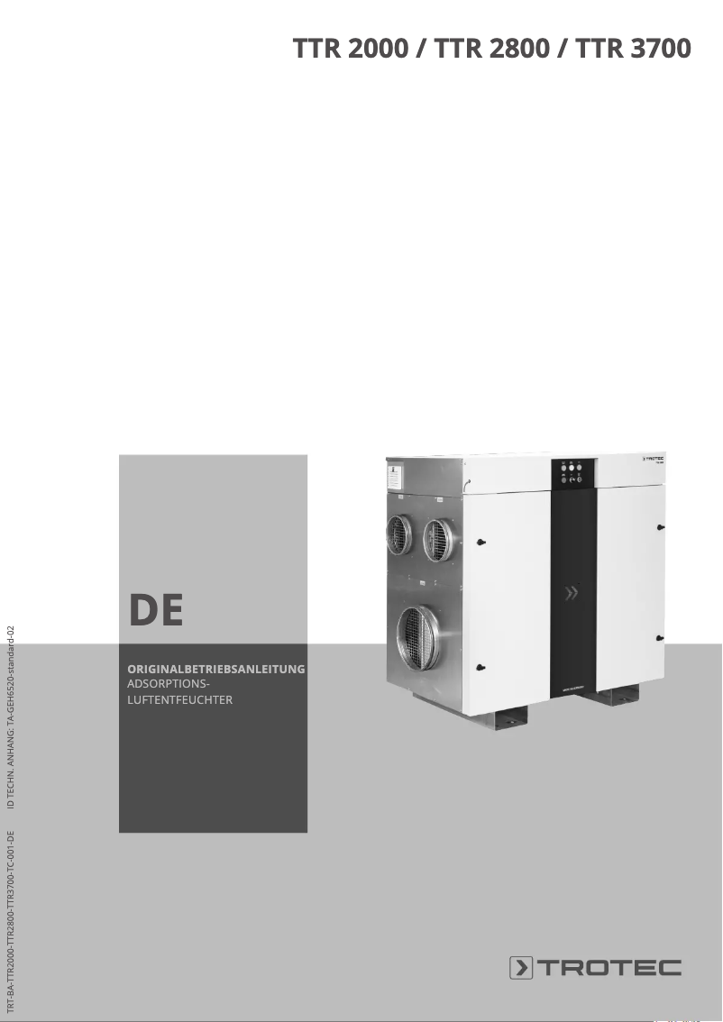 Image de la première page du manuel de l'appareil TTR 2800