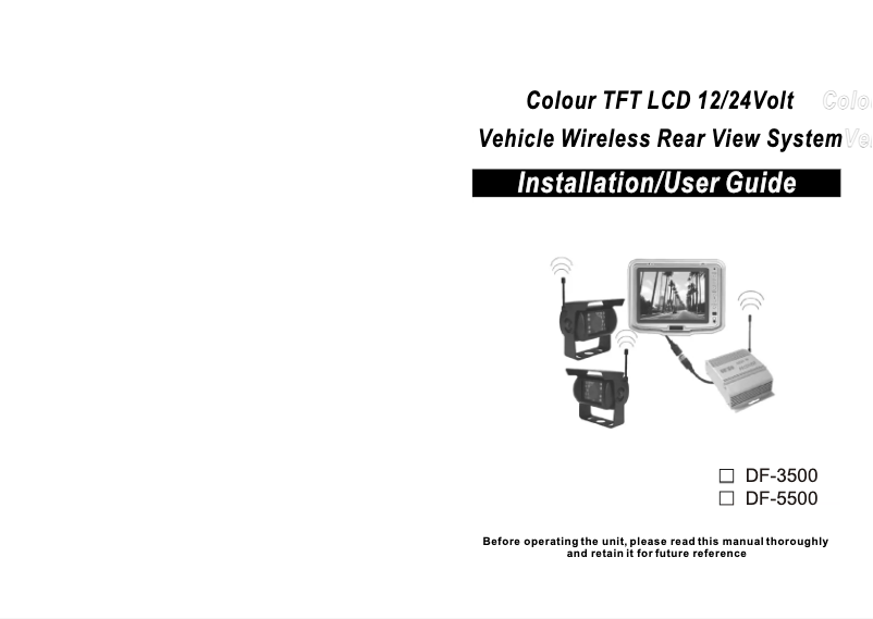 Image de la première page du manuel de l'appareil DF-5500