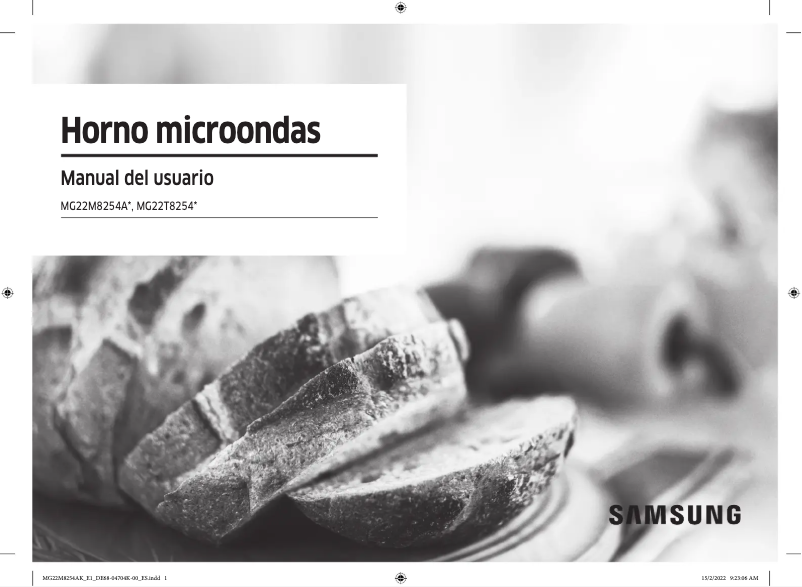 Page n°1 - Manuel utilisateur Samsung MG22T8254AB