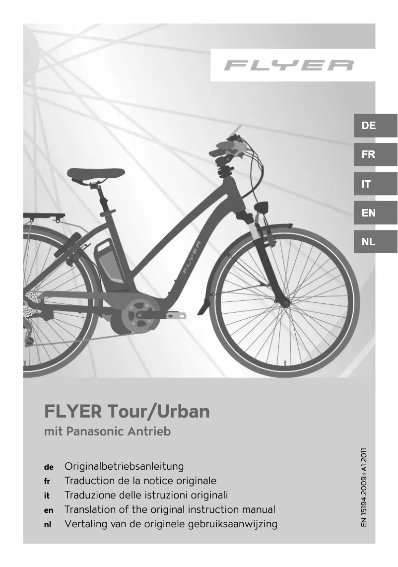 Page n°1 - Manuel utilisateur Flyer Gotour 6
