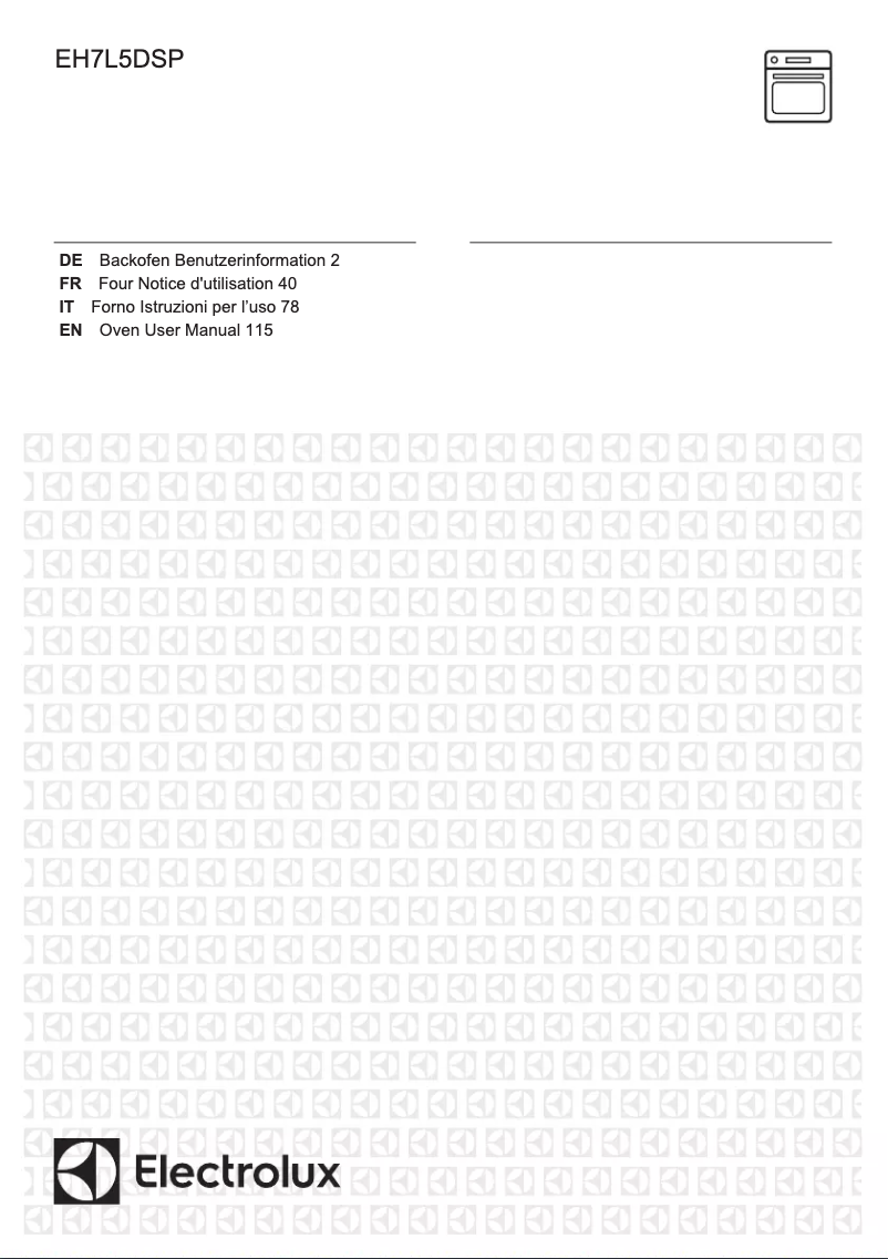 Image de la première page du manuel de l'appareil EH7L5DSP