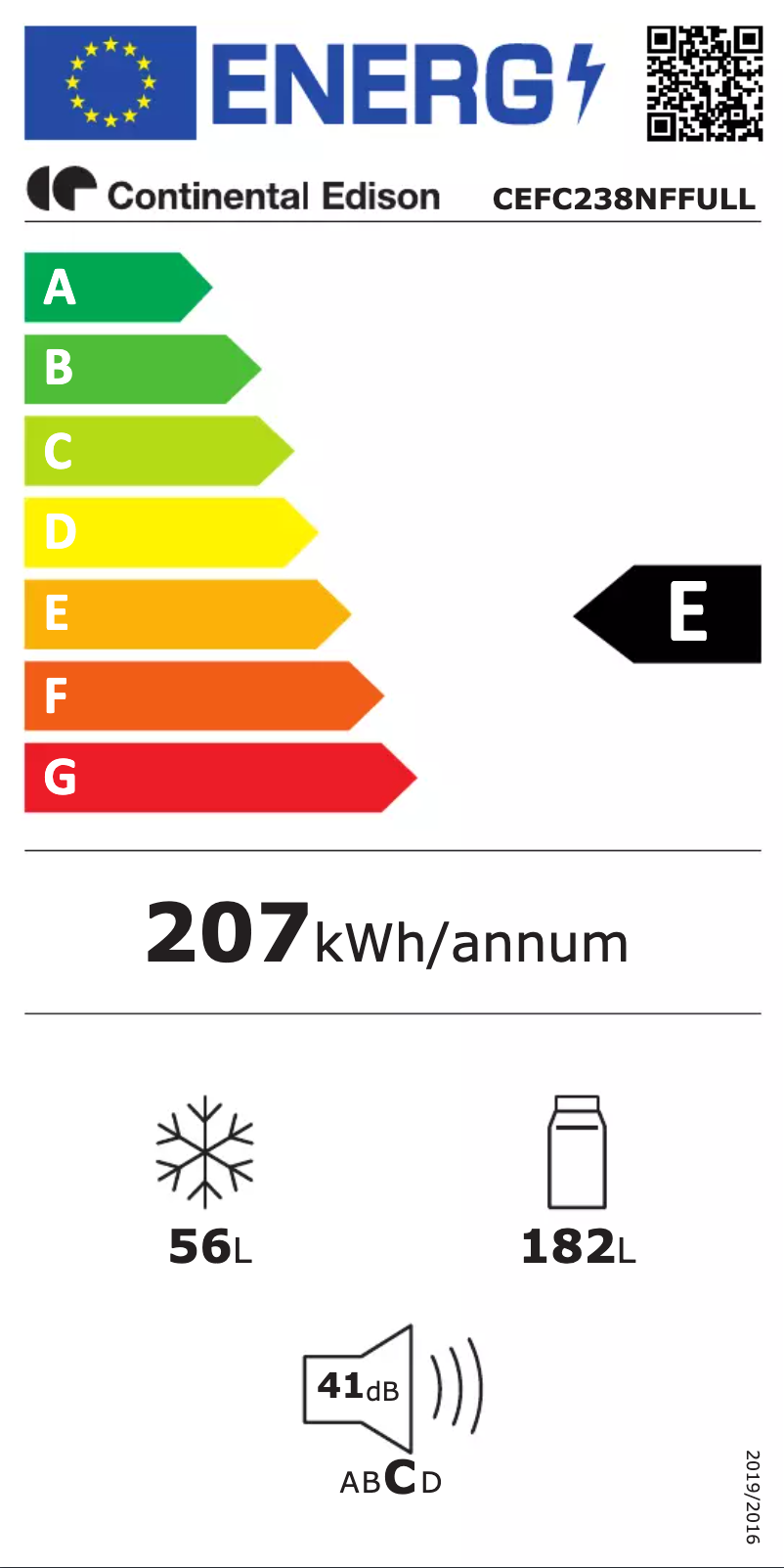 Image de la première page du manuel de l'appareil CEFC238NFFULL