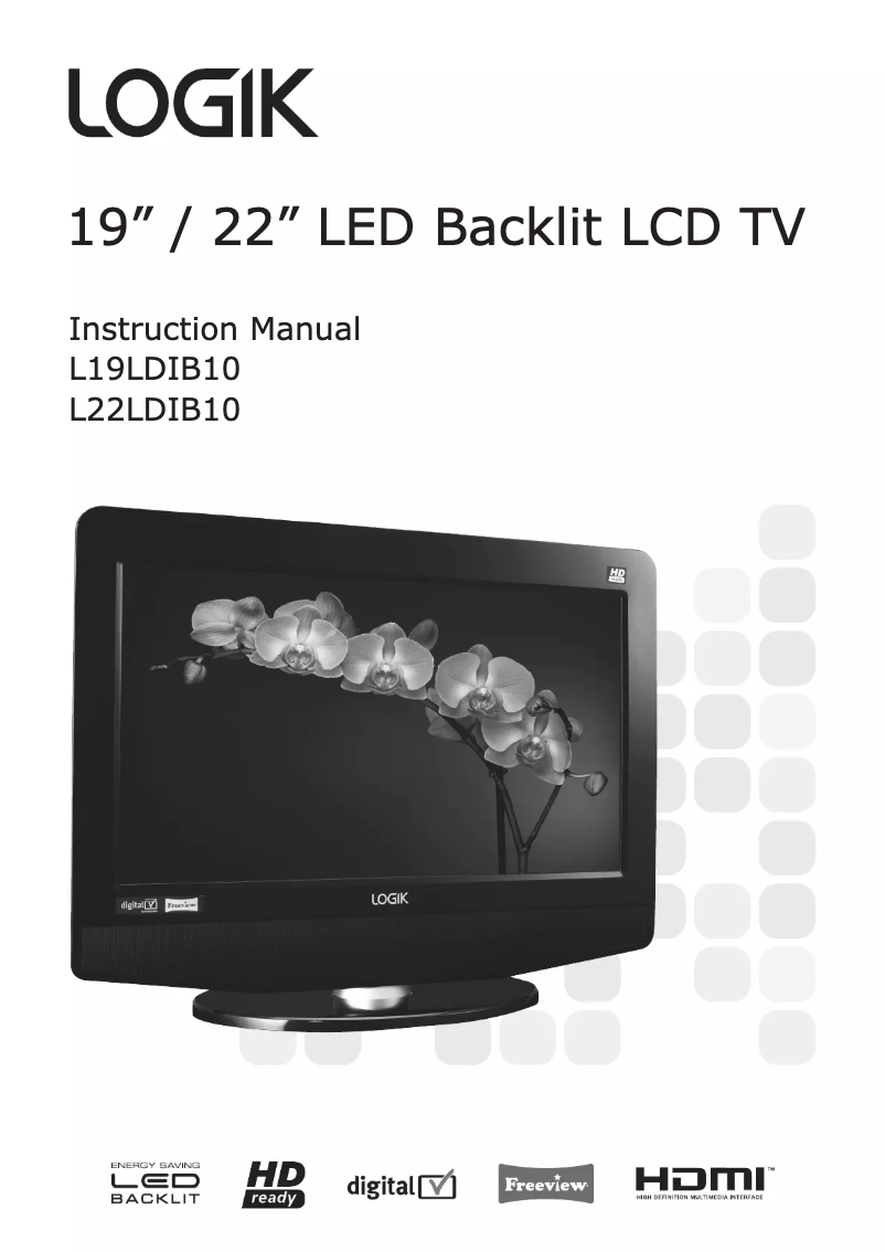 Image de la première page du manuel de l'appareil L22LDIB10