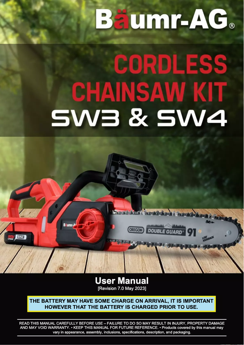 Página 1 del manual Manual de usuario Baumr-AG SW3