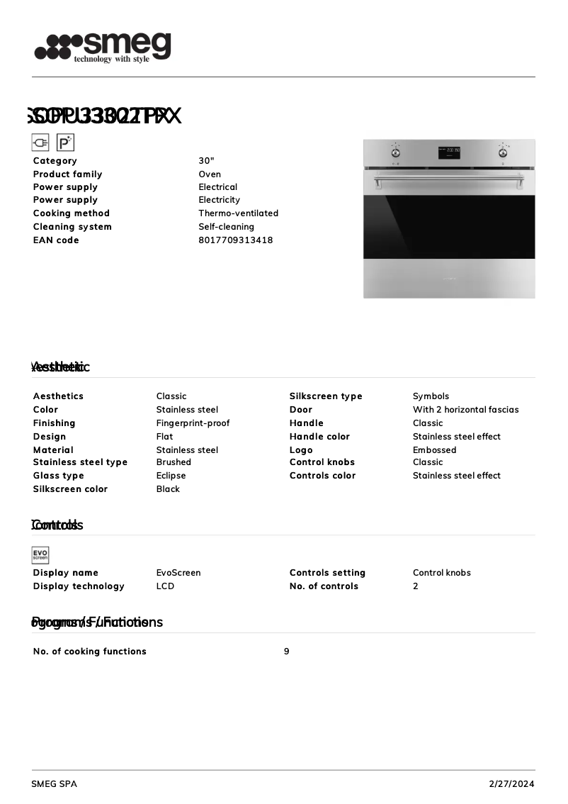 Image de la première page du manuel de l'appareil SOPU3302TPX