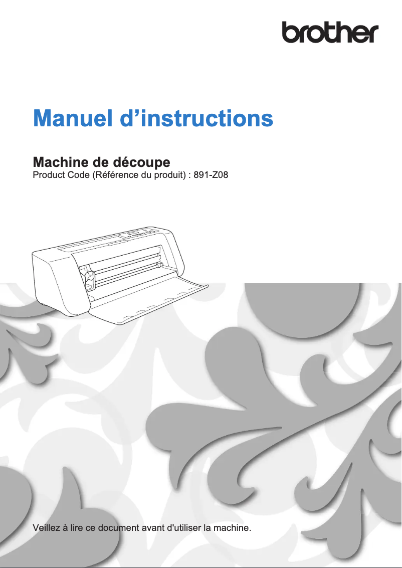 Image de la première page du manuel de l'appareil DC200ULE