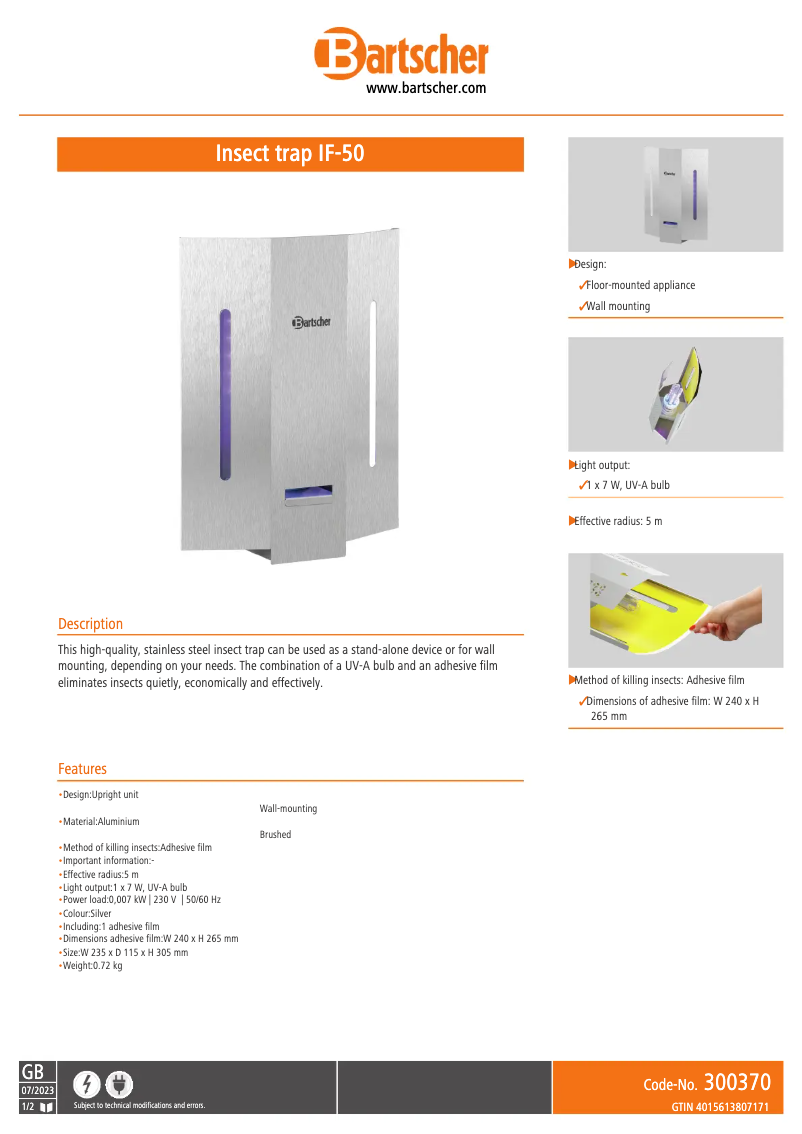 Imagen de la primera página del manual del dispositivo IF-50