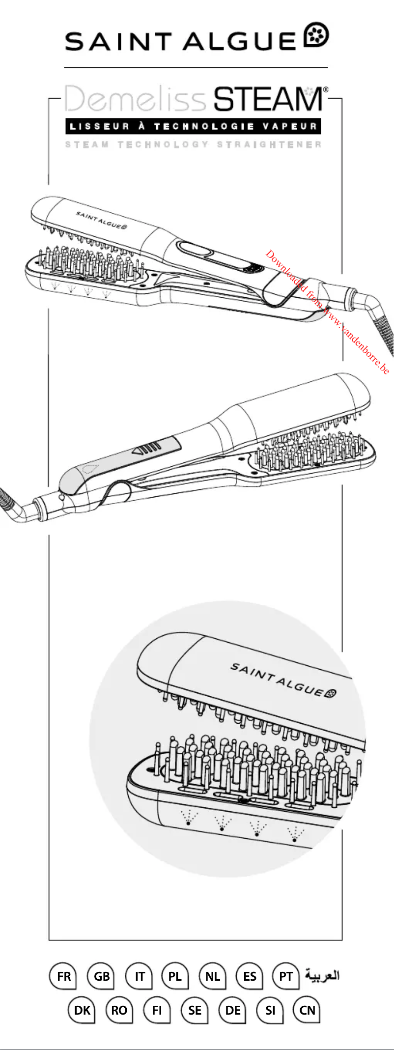 Página 1 del manual Manual de usuario Saint Algue Demeliss SlimBrush 3917