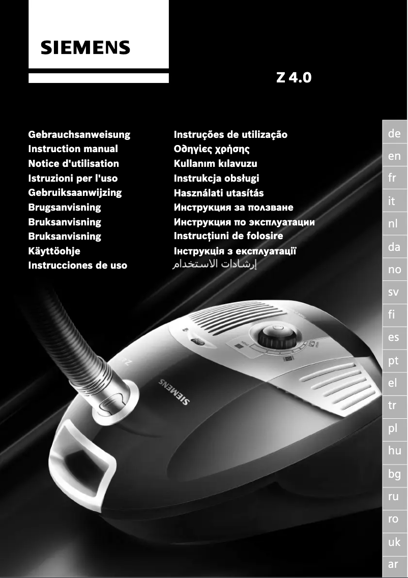 Page n°1 - Manuel utilisateur Siemens Converto VR41A30