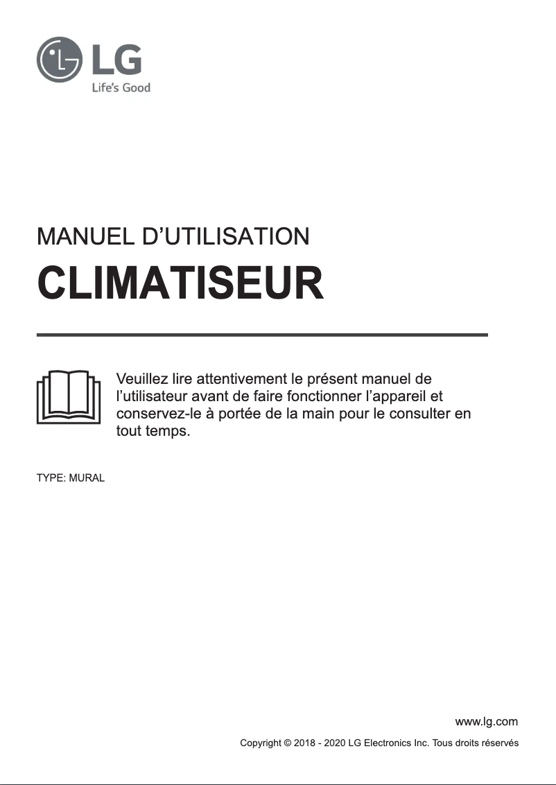 Página 1 del manual Manual de usuario LG LAN240HSV3