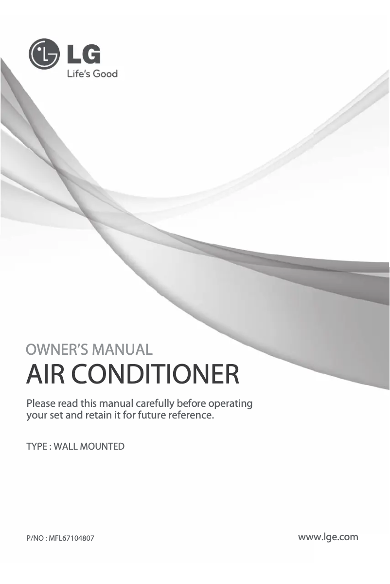 Page 1 de la notice Manuel utilisateur LG BSNQ246C5U1