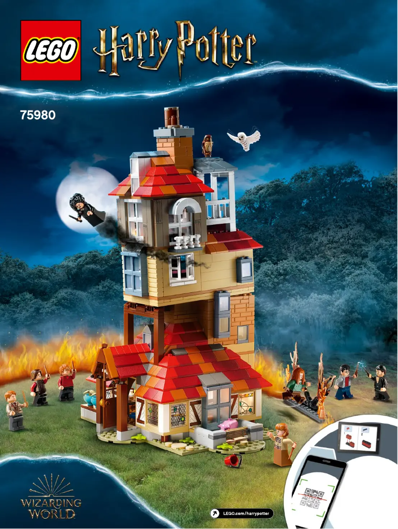 Page 1 de la notice Manuel utilisateur Lego Harry Potter 75980