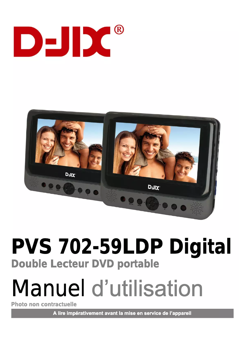 Image de la première page du manuel de l'appareil D-JIX PVS 702-59LDP Digital