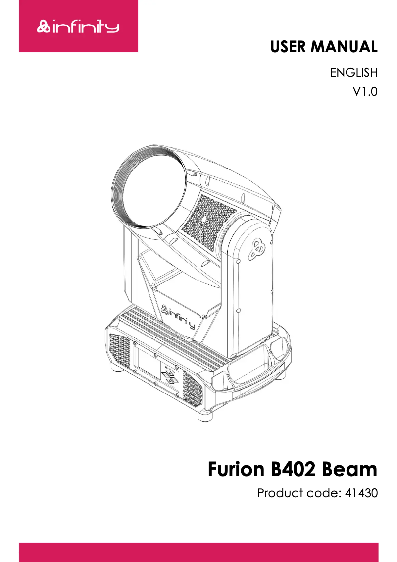 Image de la première page du manuel de l'appareil Furion B402 Beam