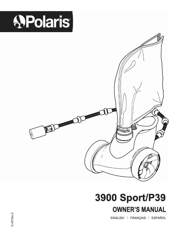 Page 1 de la notice Manuel utilisateur Polaris 3900 Sport
